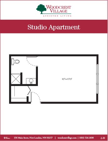 Studio Apartment floor plan